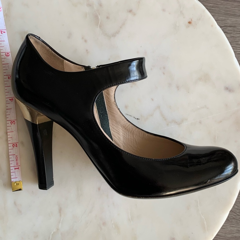 Emporio Armani Black Mary Jane Pumps - Picture 3 of 11